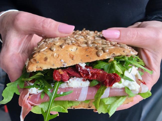 Prosciutto sandwich.