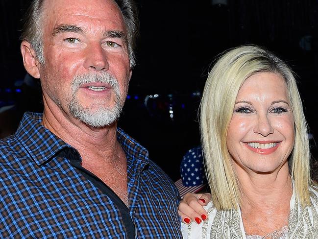 Moving on ... Olivia Newton-John has since gone on to marry John Easterling, the founder and president of natural remedy firm Amazon Herb Company. Picture: Supplied