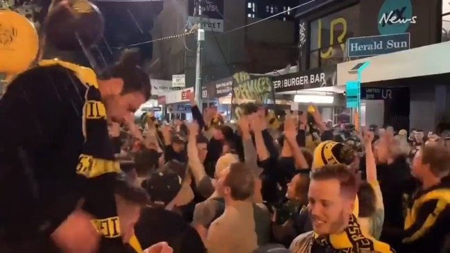 AFL grand final celebrations ramp up in Melbourne