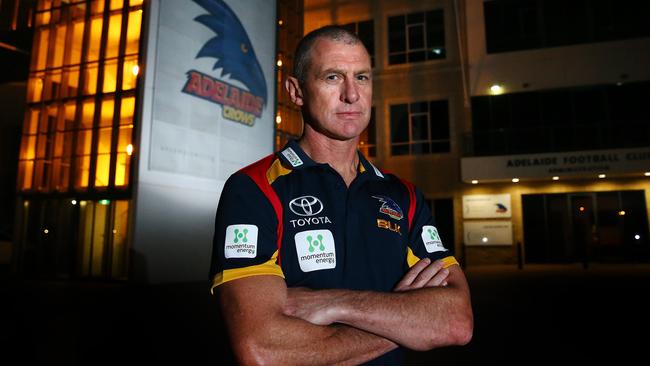 Sarah's pictures week 3 - Crows coach Phil Walsh starting his day at the Adelaide Football Club. Photo Sarah Reed