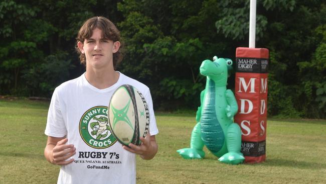 Sunny Coast Crocs junior rugby 7s star Zac Zeremes.