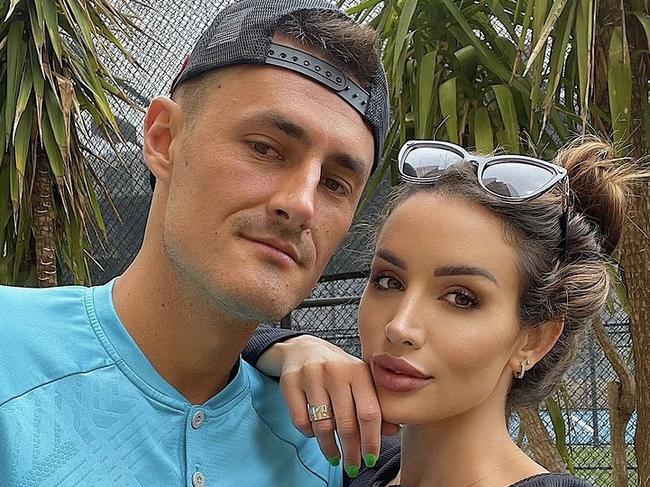 Still together? Australian tennis star Bernard Tomic and Vanessa Sierra. Picture: Supplied