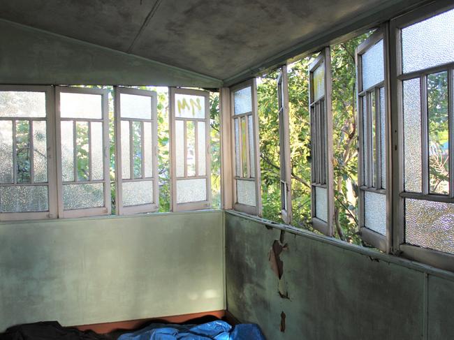 Abandoned house in Wynnum Rd, Cannon Hill, Brisbane. Picture: Sam Harrison