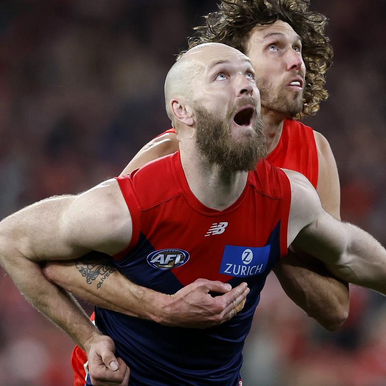 Max Gawn is set to form a fearsome ruck partnership with Brodie Grundy. Picture: Phil Hillyard