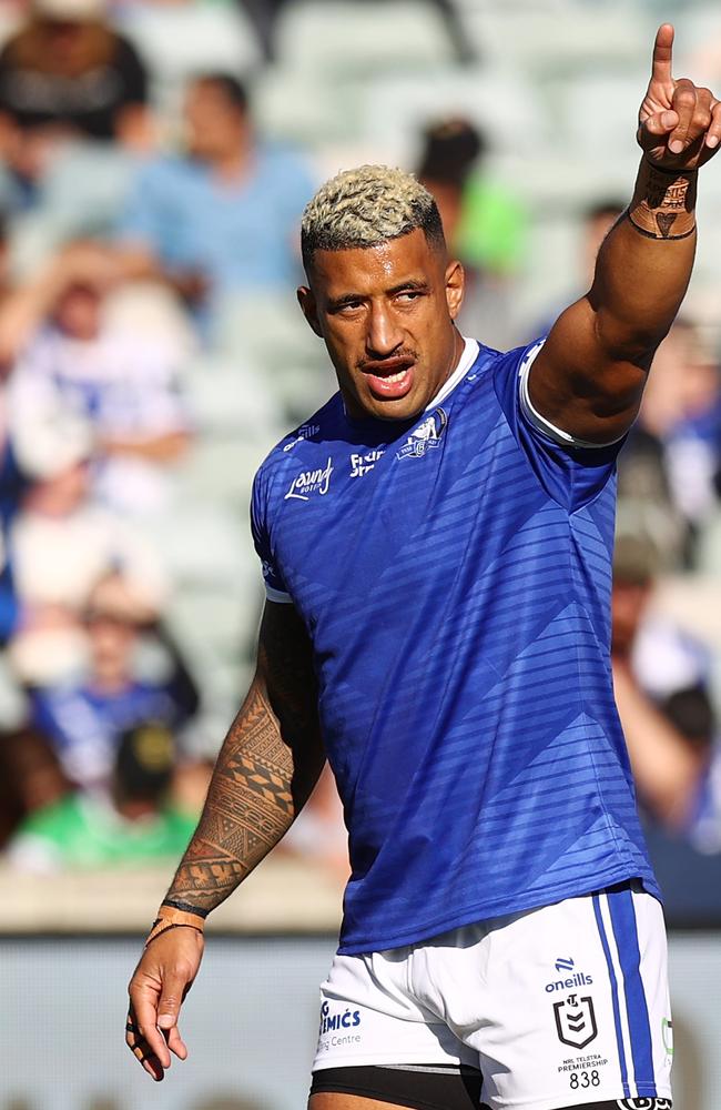 Viliame Kikau has been superb for the Bulldogs in 2025. Picture: Getty Images
