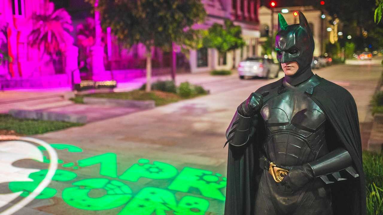 PHOTOS: Batman wins over crowd on Rocky riverbank | The Cairns Post