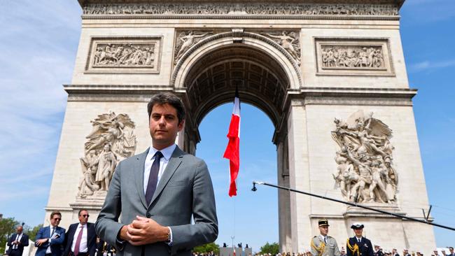 France's Prime Minister Gabriel Attal is Emmanuel Macron’s protege. Picture: AFP.