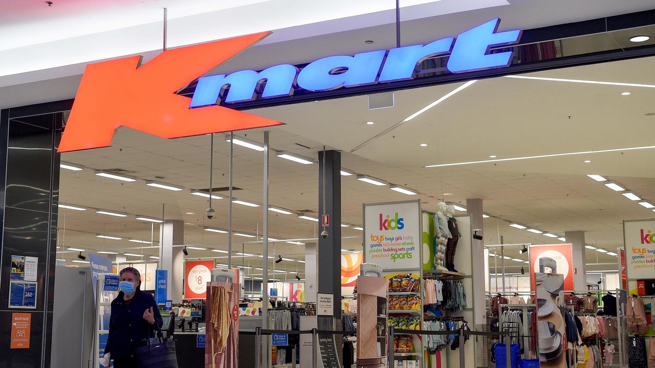 Kmart has said it will pay staff even though they can't come to work. Picture: NCA NewsWire/Bianca De Marchi