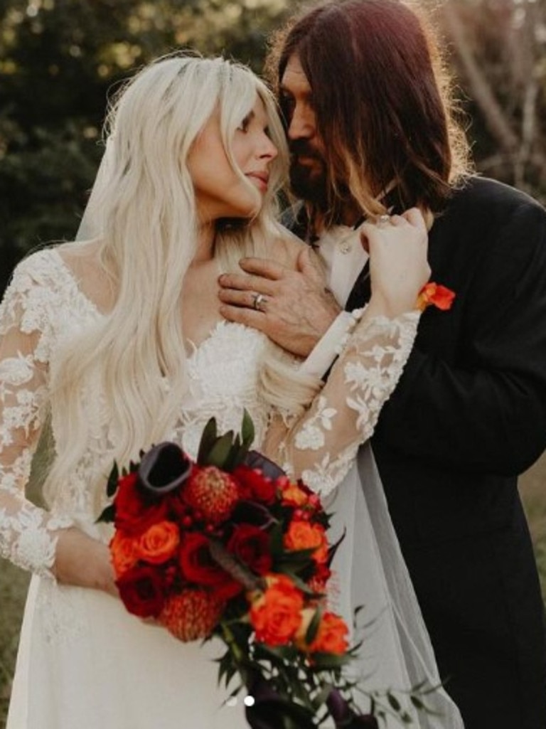 The wedding of Billy Ray Cyrus and Johanna Hodges, aka Firerose.