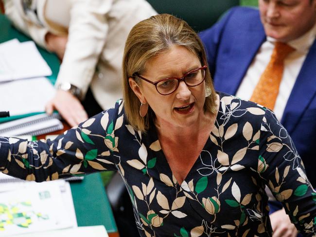 MELBOURNE, AUSTRALIA - NewsWire 16th October 2024. Pictured:  Premier Jacinta Allan, Labour leader during Victorian Parliament Question time. Picture: NewsWire/Nadir Kinani