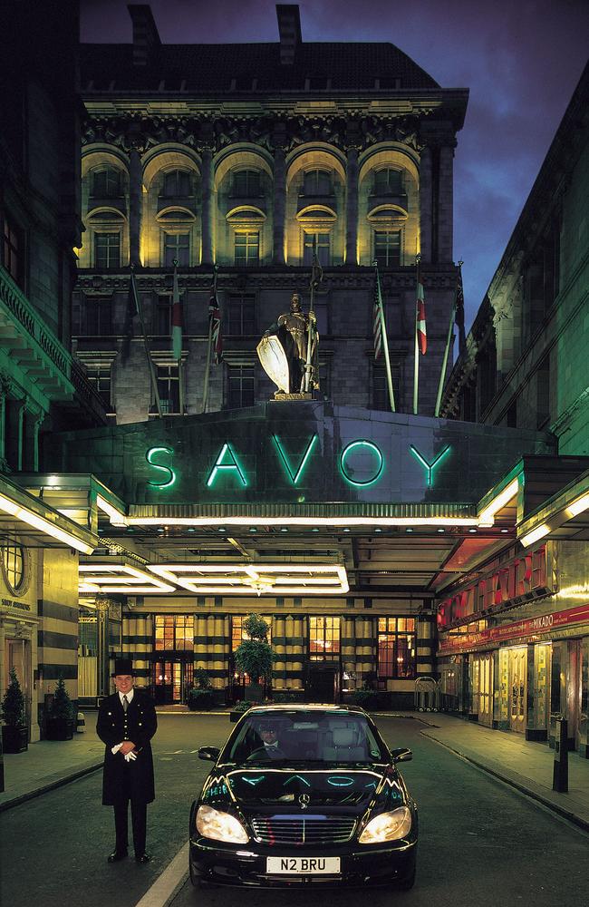 The Savoy is a London institution.