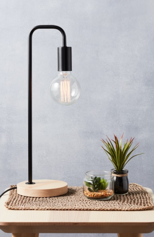 The Maya table top lamp is on sale for just $25 and is already proving popular with shoppers. Picture: Supplied