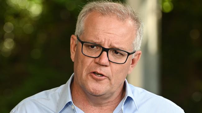 Prime Minister Scott Morrison has addressed fuel price pressures. Picture: NCA NewsWire / Flavio Brancaleone