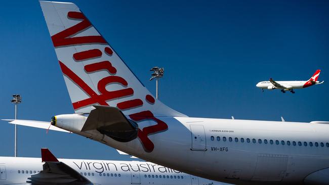 The NSW government is continuing to talk with Virgin Australia’s bidders about expanding some of Virgin’s footprint in the state. Picture: AFP