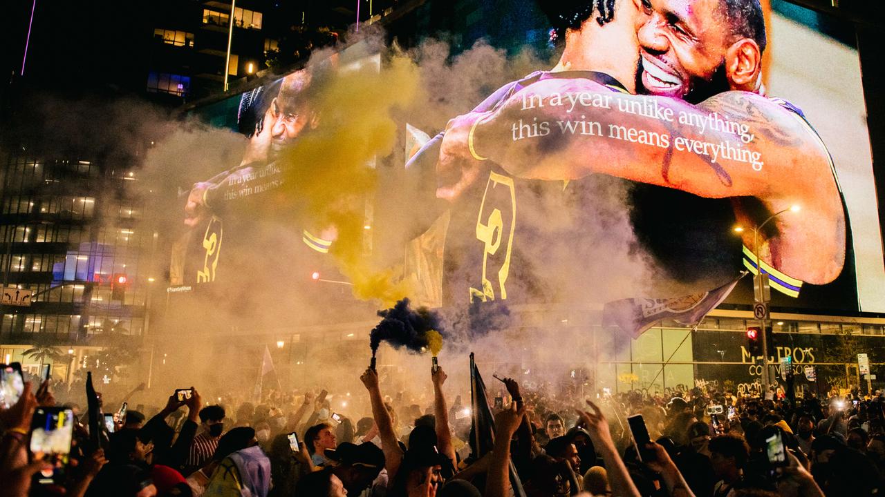 Team Los Angeles Lakers Nike 2020 NBA Finals Champions Celebration