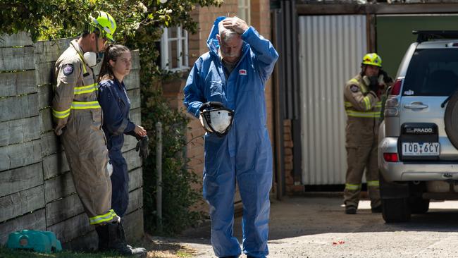 Detective Senior Sergeant Mark Guthrie said it was the worst blaze many firefighter had seen in the Lara region in a while. Picture: Brad Fleet