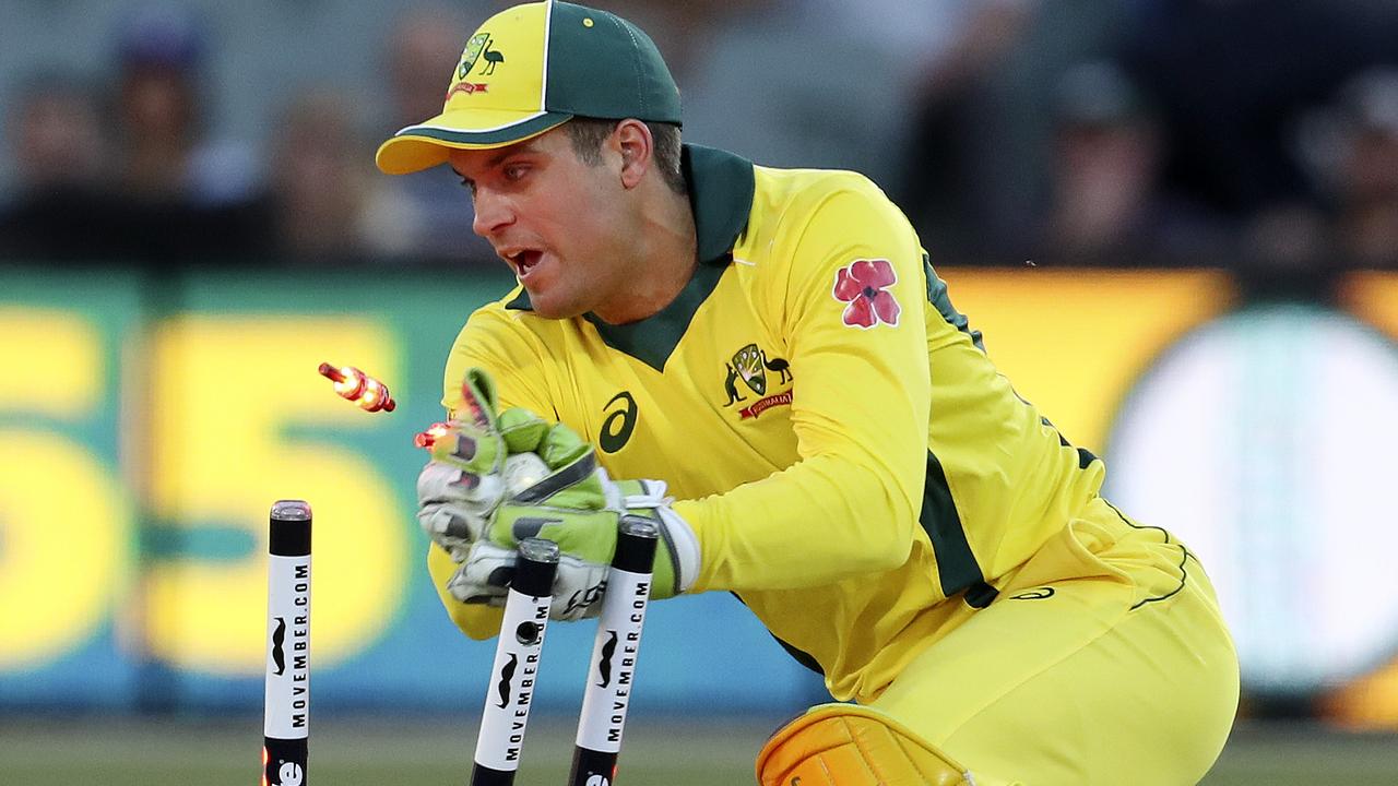 Alex Carey’s work behind the stumps will be watched closely at the Gabba.