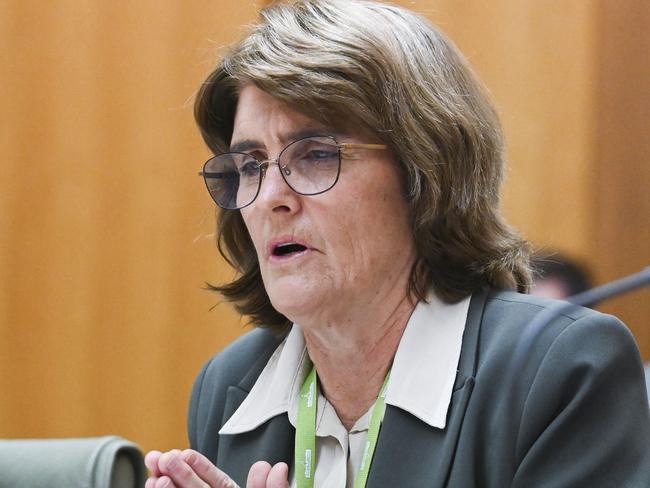 CANBERRA, Australia - NewsWire Photos - August 16, 2024:  Governor of the Reserve Bank of Australia (RBA), Michele Bullock appears before a Senate select committee at Parliament House in Canberra. Picture: NewsWire / Martin Ollman