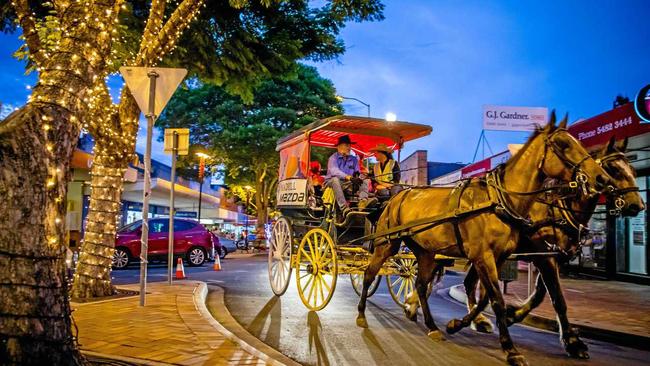 Crowds enjoy the attractions at last year's Mary Christmas street party. Picture: Contributed