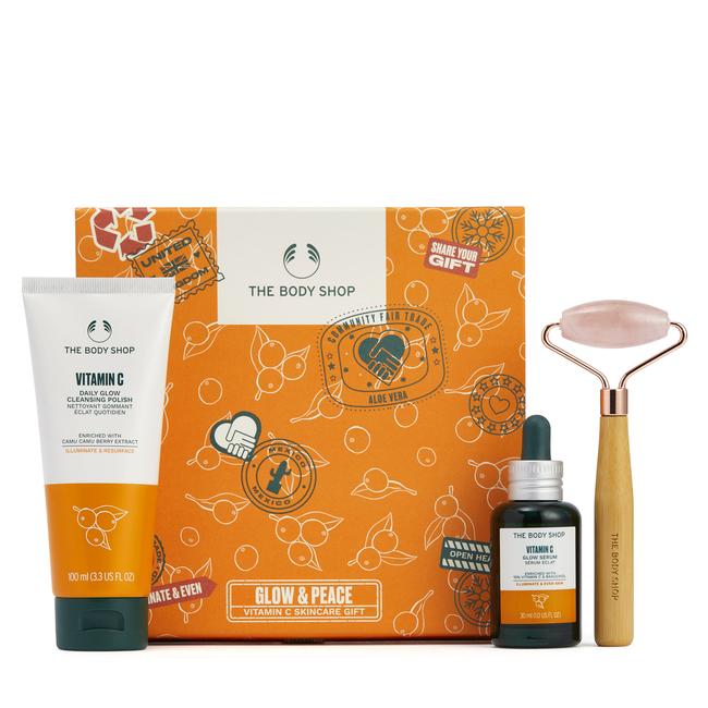 Glow &amp; Peace Vitamin C skincare gift