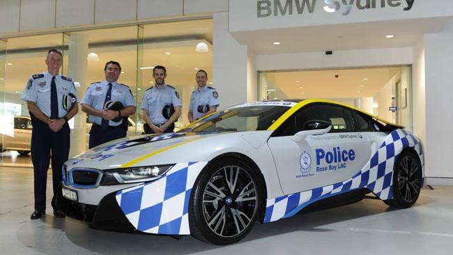 The BMW i8 was enlisted into the NSW Police Force in 2016.