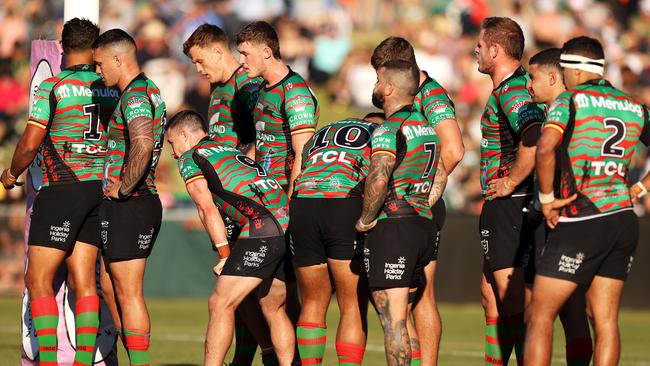 The Rabbitohs were belted by the Panthers in Dubbo. Picture: Mark Kolbe/Getty Images