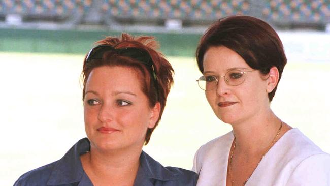 Chargers staff Jenny Hutchinson and Anna Flatley.