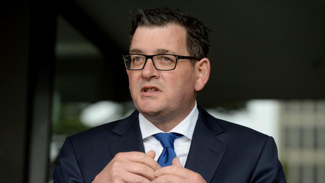 Victorian Premier Daniel Andrews in Melbourne on Wednesday. Picture: NCA NewsWire / Andrew Henshaw