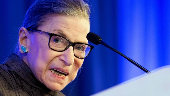 US Supreme Court Justice Ruth Bader Ginsburg. Picture: Jim Watson/AFP