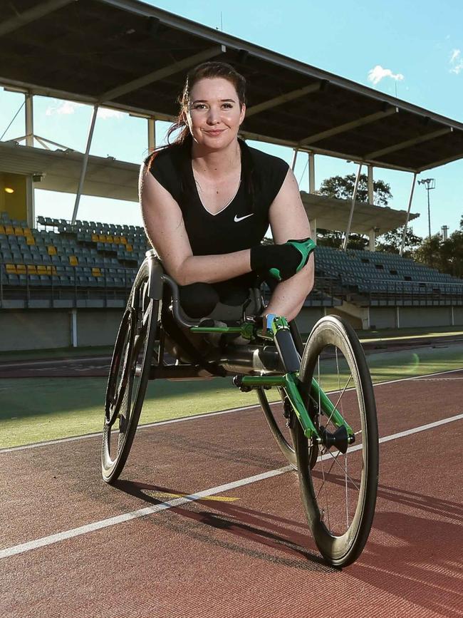 Wheelchair racing athlete Angie Ballard said there should be grassroots funding for up and coming athletes, not just those in the top grade.