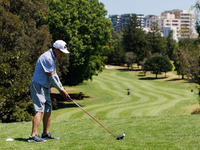 Moore Park Golf Course will be shrunk to nine holes. Picture: David Swift