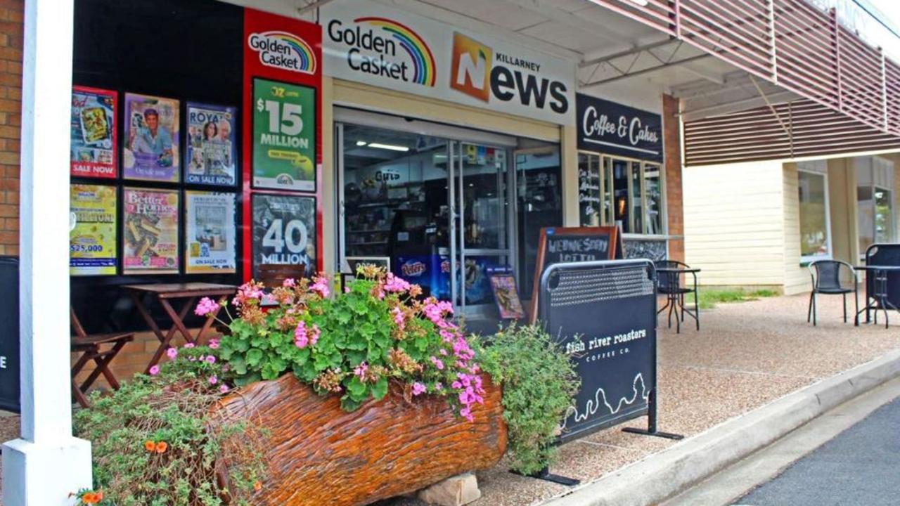 Killarney Newsagency has hit the market as its owners prepare to retire. Photo: Southern Downs Realty
