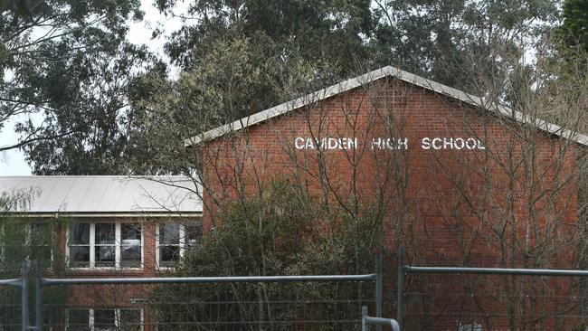 Some parents are considering withdrawing their children from schools near the former Camden High School while buildings on the site are demolished to make way for a retirement village. Picture: Tim Hunter.