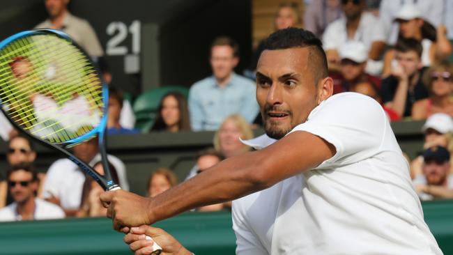 Nick Kyrgios will take on British wildcard entrant Paul Jubb in the opening round. Picture: Ella Pellegrini