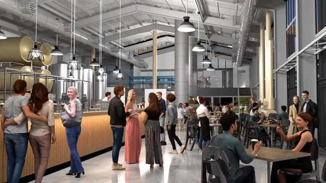 What the Little Bang Brewery will look like inside at Tonsley. Picture: Cut and Paste Studio