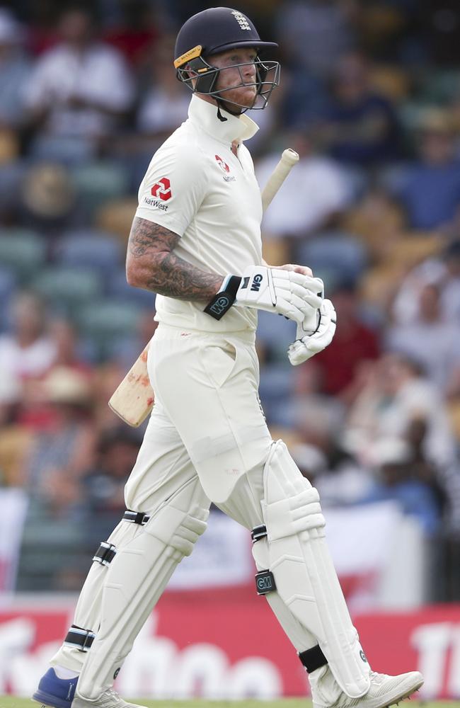 Ben Stokes was part of the England procession in Barbados.