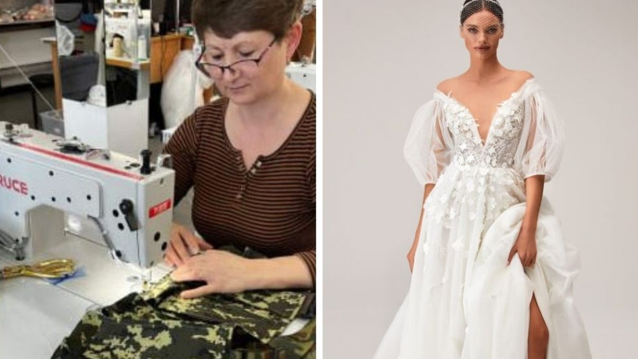 The bridal couture designer is working overtime to create essential garments for Ukrainian soldiers and medical personnel involved in the country’s war efforts. Picture 1: Milla Nova via CNN. Picture 2: Milla Nova.