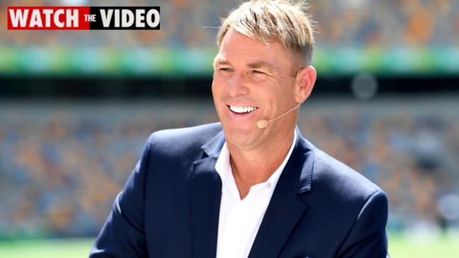 Shane Warne crashes his motorbike