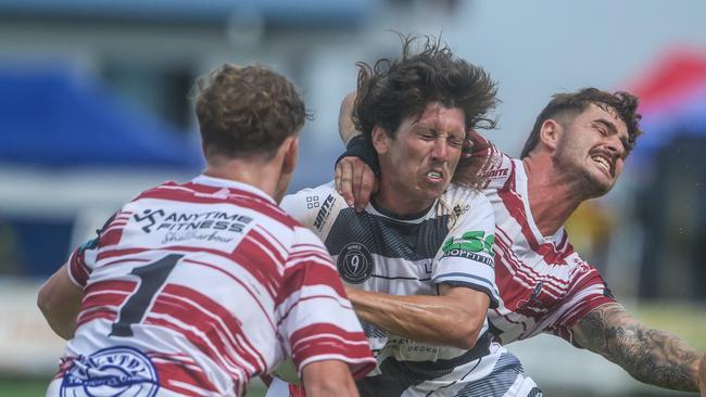 Legacy Through Movement V Southside Dawgs at the Nines Premier League festival  at Tumut Rugby League Club.Picture: Glenn Campbell