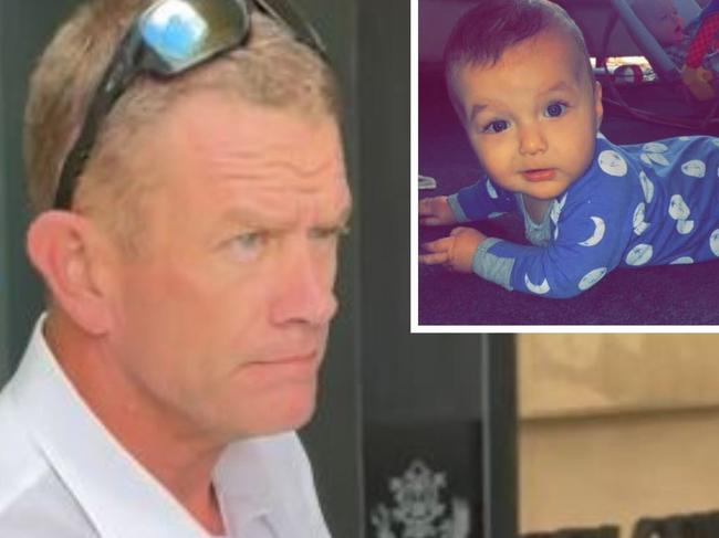 Andrew William Campbell is charged with the manslaughter of baby Dexter Wilton