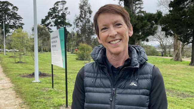 Ballarat resident Carmel Parker says lighting around Lake Wendouree will help during her regular jogs in the area.