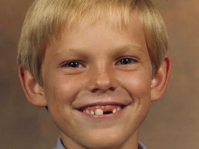 David Breckenridge when he was five-years old.