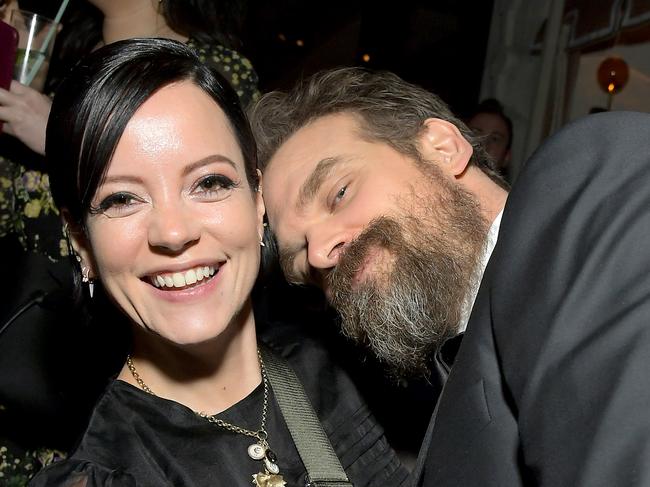 FILE  SEPTEMBER 09, 2020: Actor David Harbour and singer Lily Allen married in Las Vegas, Nevada on September 07, 2020. The couple revealed their wedding by sharing images from the event on social media. Allen has two daughters from her previous marriage to Sam Cooper. LOS ANGELES, CALIFORNIA - JANUARY 19: (L-R) Lily Allen and David Harbour attend 2020 Netflix SAG After Party at Sunset Tower on January 19, 2020 in Los Angeles, California. (Photo by Charley Gallay/Getty Images for Netflix)