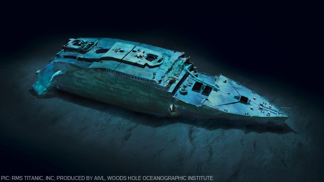 Stunning new photos of Titanic on ocean floor | Daily Telegraph