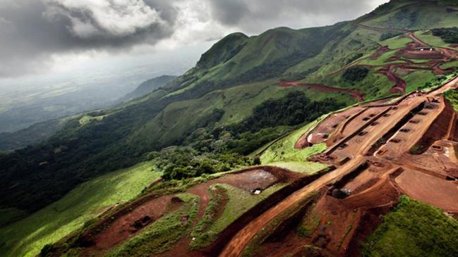 Rio Tinto’s iron ore project Simandou in Guinea could undermine Australia’s trade with China. Picture: AFP