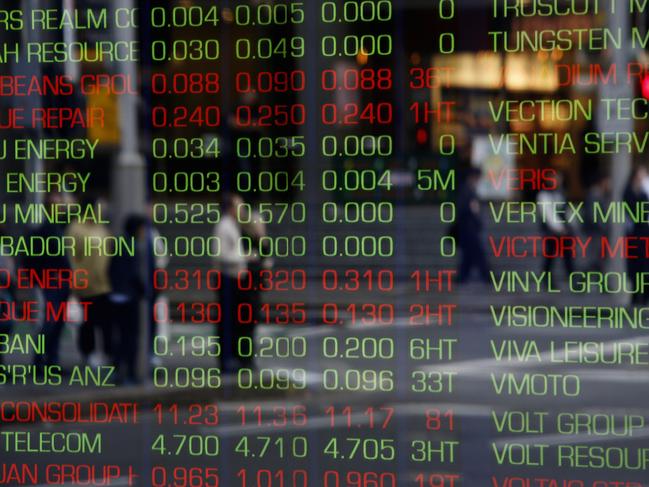 SYDNEY, AUSTRALIA - NewsWire Photos JULY 18, 2024: The Board at the Australian Stock Exchange (ASX) in Sydney.   Picture: NewsWire / John Appleyard