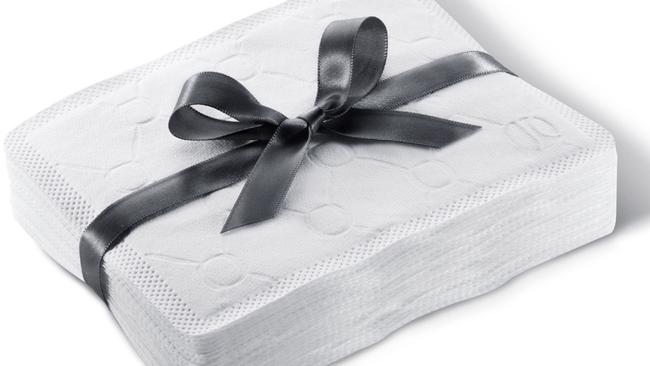Joseph’s toilet tissue: A specially woven, vitamin-coated outer layer provides maximum security and skin protection in moist condition while a soft-fluffed inner core adds optimal absorption and plush softness.