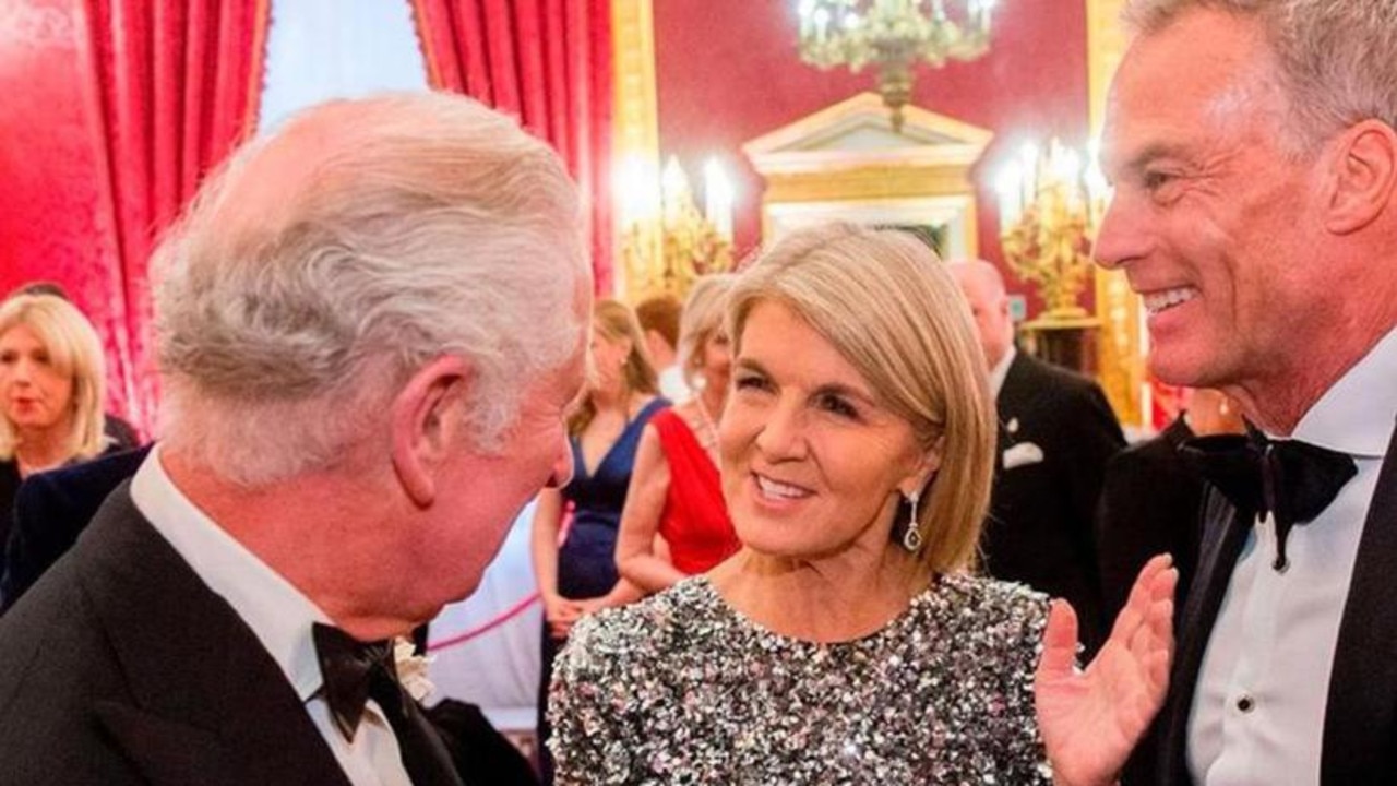 Former Australian foreign minister Julie Bishop posted pictures from the gala dinner last week. Picture: Instagram
