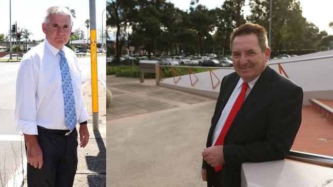 Councillors Bernard Bratusa (left) and Marcus Cornish had differing opinions on Penrith Council's bill for seven upgrade projects around the City.