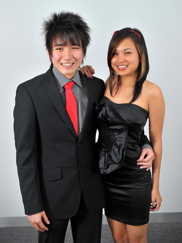 Brandon Mu and Gianne Quijano at the 2011 Casuarina Senior College formal at the Darwin Convention Centre. Picture: NT NEWS